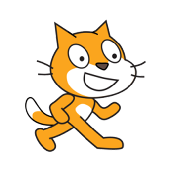 image of scratch cat and link to scratch website