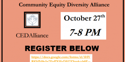 community equity diversity alliance october 27th, 2021 link to meeting