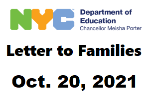 link to DOE family letter oct 20, 2021