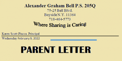 parent letter feb 9
