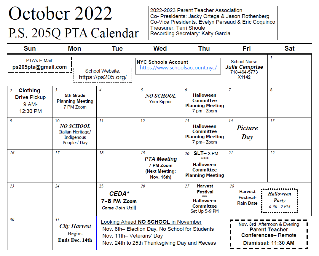 Calendar PS 205Q Alexander Graham Bell