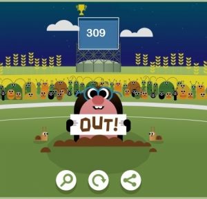 doodle cricket 309