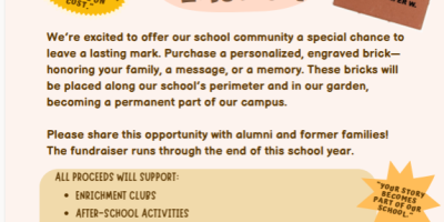 brick fundraiser