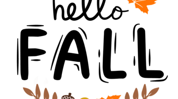 hello fall graphic