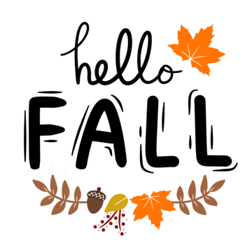 hello fall graphic