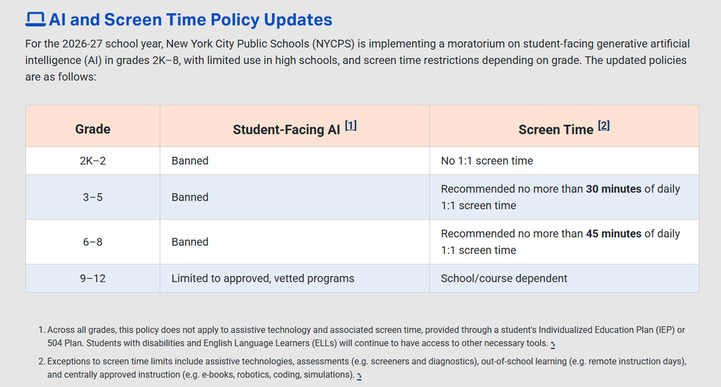 screen time policy